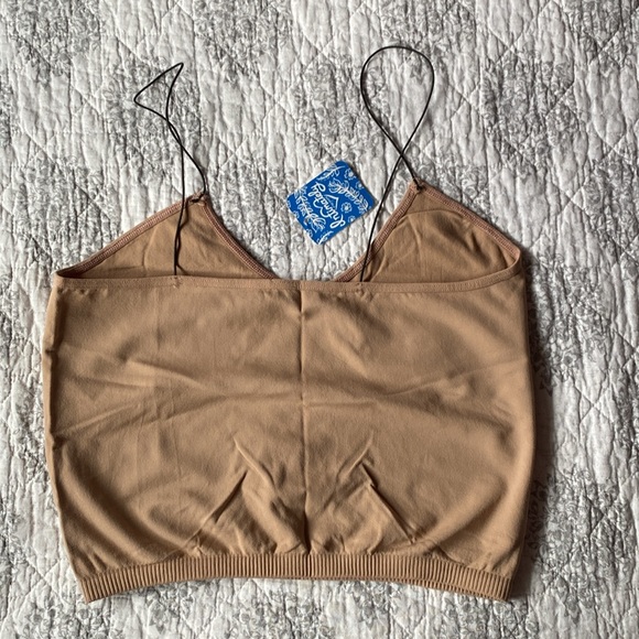 Free People spaghetti strap tank top/bralette/camisole - Picture 3 of 4